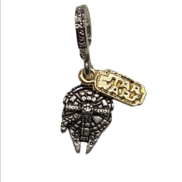 NEW•Two tone Millennium Falcon ship DIY charm - Picture 3 of 6